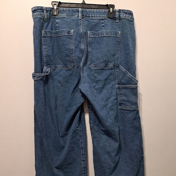 Torrid High Rise Carpenter Classic Denim Feel The Fit Plus Size 18R Coal Mine - Picture 11 of 13